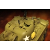 Ferngesteuerter Panzer ASG/IR/Sound/Rauch 1:16 U.S.Medium Tank M4A3 Sherman RTR 2,4Ghz - Heng Long 3898-1U (PRO2)